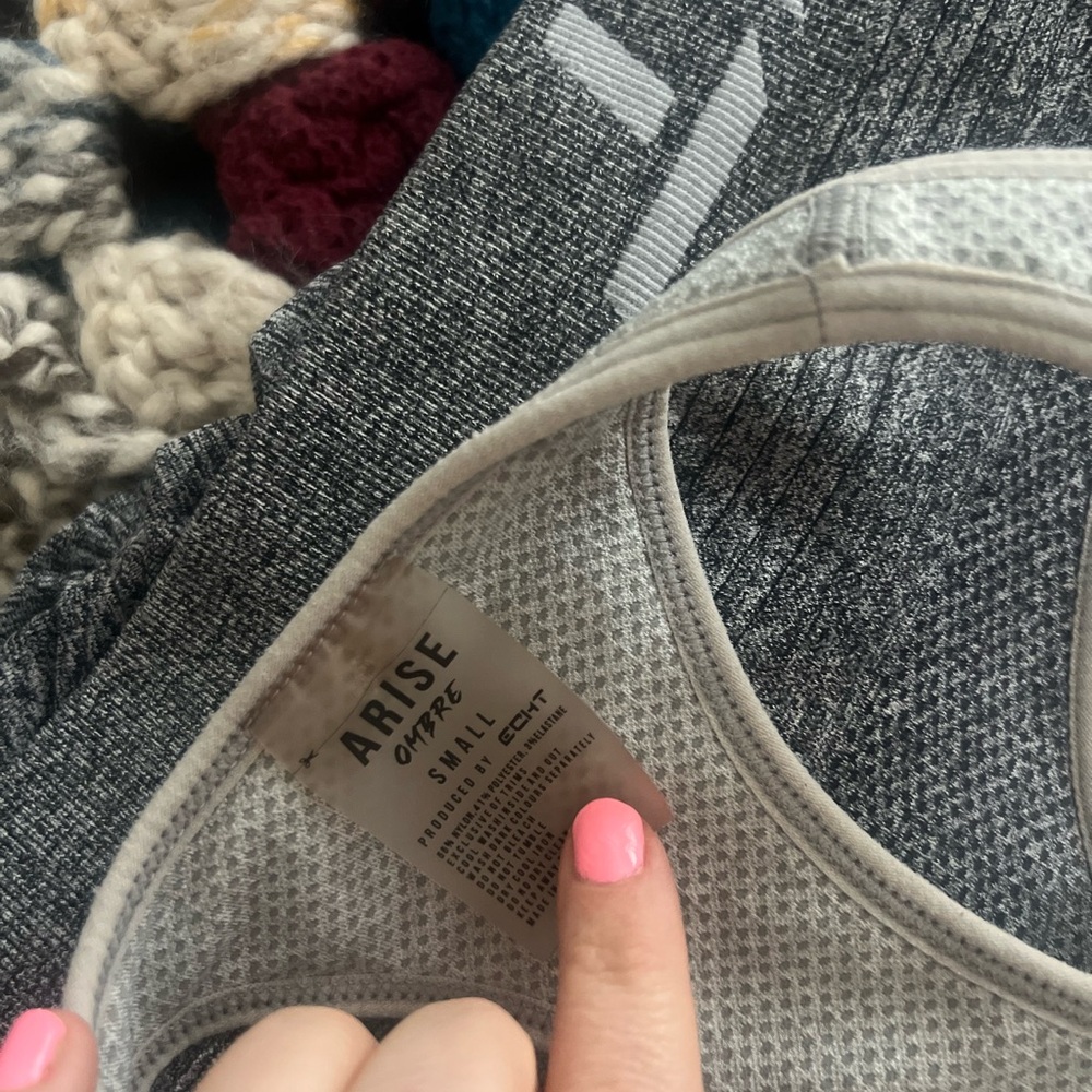 Echt Arise Matching Set Ombré Scrunch But Leggings & Padded Sports Bra Sz S - Picture 6 of 6